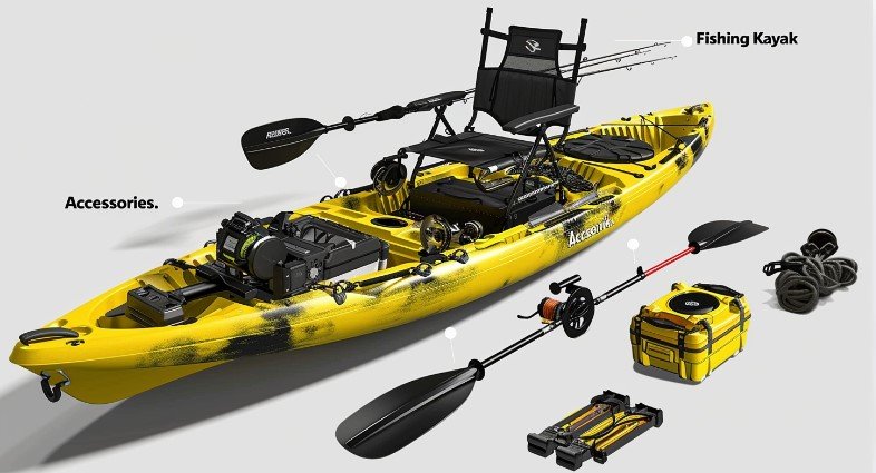 Fishing kayak accessories